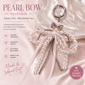 Coquette Pearl Bow Bag Charm