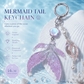 Mermaid Ocean Charm Keychain