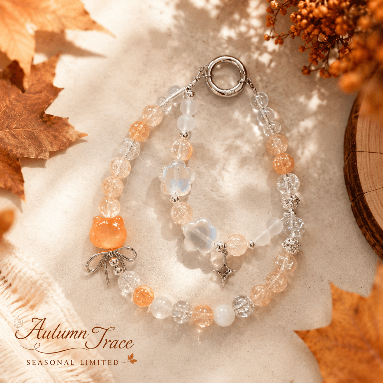 Autumn Trace Keychain Phone Charm